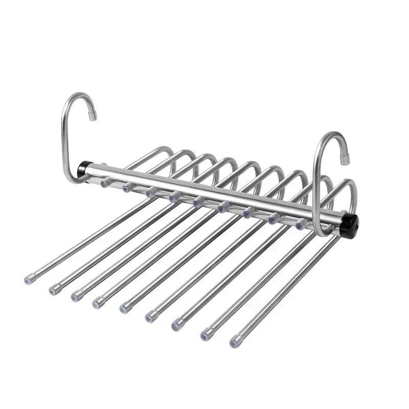 Folding Magic Pants Hanger – 5/9 Layer Rack