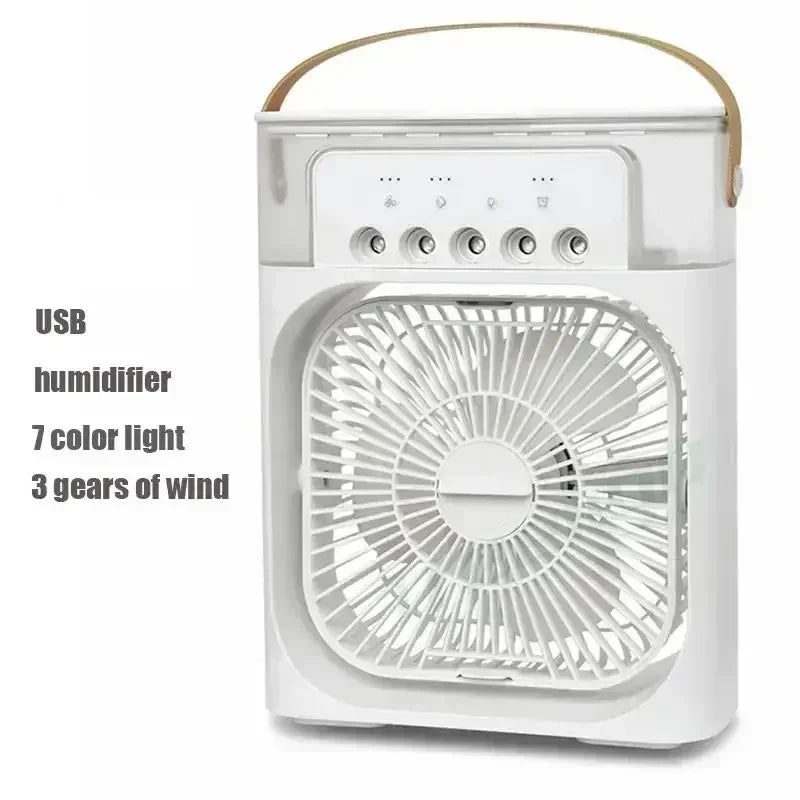 3-in-1 Portable Air Conditioner, Cooler & Humidifier with LED Night Light