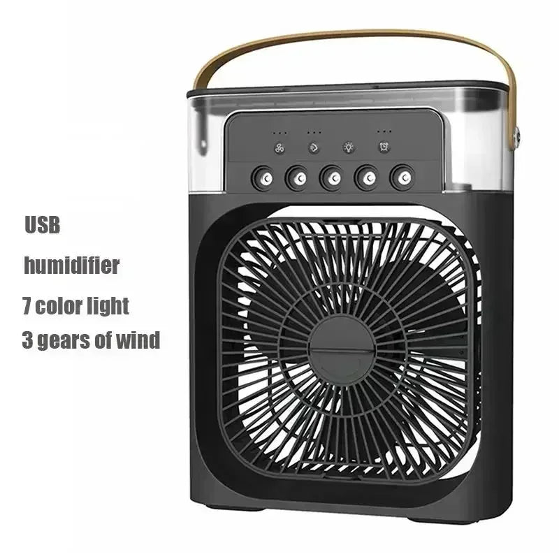 3-in-1 Portable Air Conditioner, Cooler & Humidifier with LED Night Light