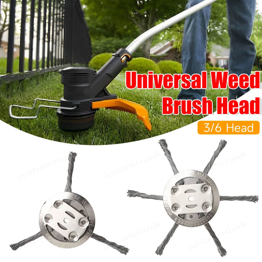 Universal Steel Wire Weed Brush Cutter Head for Trimmers