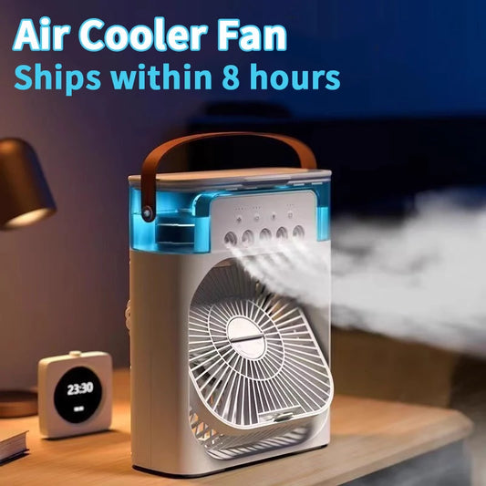 3-in-1 Portable Air Conditioner, Cooler & Humidifier with LED Night Light
